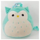 Original Squishmallows Owl Plush Backpack - New