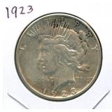 1923 Peace Silver Dollar