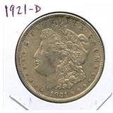 1921-D Morgan Silver Dollar