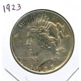 1923 Peace Silver Dollar