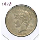 1923 Peace Silver Dollar
