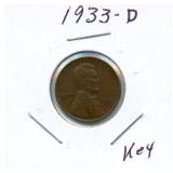 1933-D Lincoln Wheat Cent