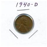 1940-D Lincoln Wheat Cent