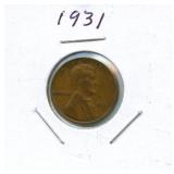 1931 Lincoln Wheat Cent