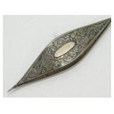 Antique Art Nouveau Sterling Silver Tatting