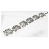 Antique Ornate Sterling Marked Bracelet - 36.77