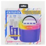 Aiwa Wireless Light-Up Karaoke Speaker with 2