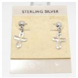 Never Worn on Original Card Sterling Silver Cross