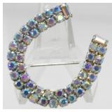 Vintage 1960ï¿½s Aurora Borealis Jeweled Horseshoe