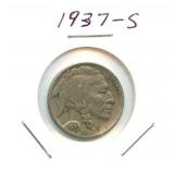 1937-S Buffalo Nickel