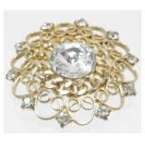 Vintage Jeweled Brooch