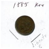1885 Indian Head Penny - Visible Liberty