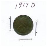1917-D Lincoln Wheat Cent