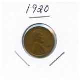 1920 Lincoln Wheat Cent