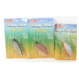 3 Flashing Fish Lures - New