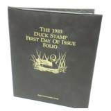 1983 Duck Stamp First Day of Issue Folio with