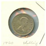 1960 Australia Silver Shilling