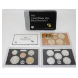 2011-S United States Mint Silver Proof Set - Five