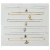 (3) 18" Gold Colored Necklaces (New) & (3) 20"