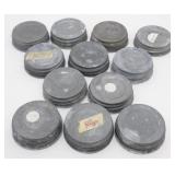 Group of 12 Vintage Zinc Canning Jar Lids with