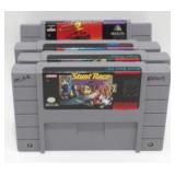 4 Original SNES Super Nintendo Games