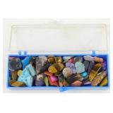 Container Full of Collectible Rocks