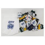 Bag of Green Bay Packers/Miller Lite Cozies