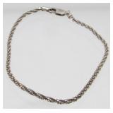 Sterling Silver Bracelet - 3.86 grams, 8ï¿½ Long