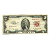 $2 United States Red Seal Note - Series 1953