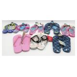 * Boys & Girls New Flip-Flops - Sizes Small,