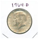 1964-D Kennedy Silver Half Dollar