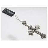 Never Worn Samuel B Sterling Silver Cross Pendant