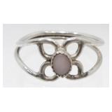 Sterling Silver and Opal Ring - 2.45 grams Total