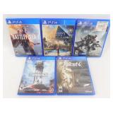 5 PS4 Video Games - Star Wars, Fallout,