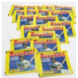 19 Sealed Packs of 1989 Panini Baseball Album