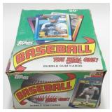 1990 Topps Baseball Wax Box with 36 Sealed Packs