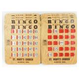 8 Bingo Cards from St. Mary
