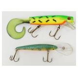 Two Musky Fish Lures - Drifter Tackle and Large