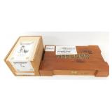 2 Cigar Boxes Filled with Decorative Stamps