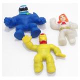 3 Goo Ji Tzu Squishy Action Figures