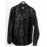 Harley-Davidson Black Leather Shirt - Only Worn