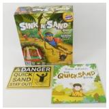 All New "Quicksand" Lot - Book, Stay Out Danger