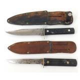 Pair (2) of Old Imperial U.S.A. Hunting Knives