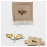 Old Gold-Plated Air Force Pins