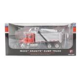 1st Gear 1:64 Scale Mack Granite Dump Truck Red