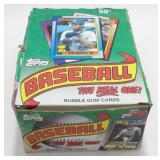 1990 Topps Baseball Wax Box with 36 Sealed Packs