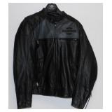 Harley-Davidson Black & Gray Leather Jacket -