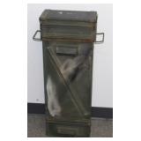 * Vintage Large Military Ammo Box