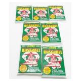 7 Packs of 1991 Score Series 1 Baseball Cards