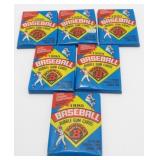 6 Packs of 1990 Bowman Baseball Cards